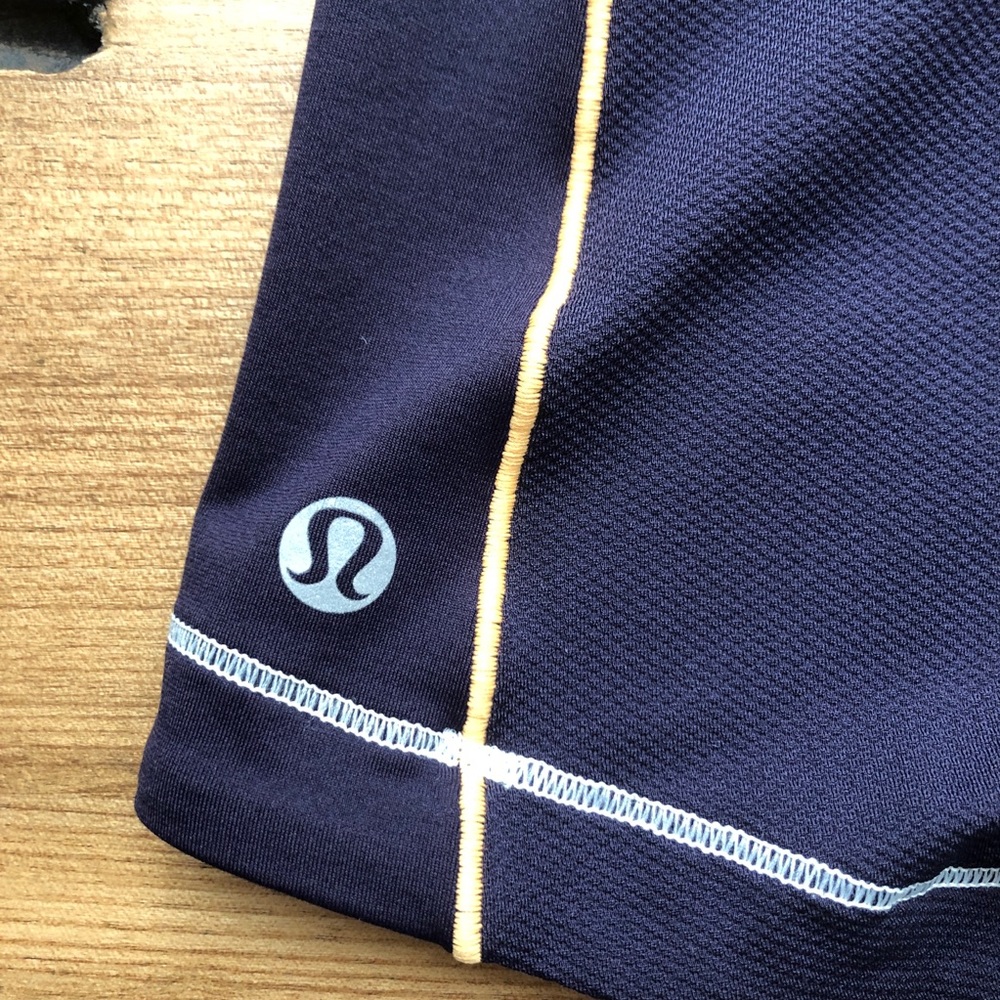 Lululemon Spin It To Win It Tank Navy White Orange - Picture 4 of 10